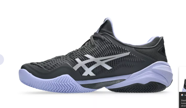 Buty tenisowe Asics Court FF 3 Clay Night Energy grafitowo-fioletowa