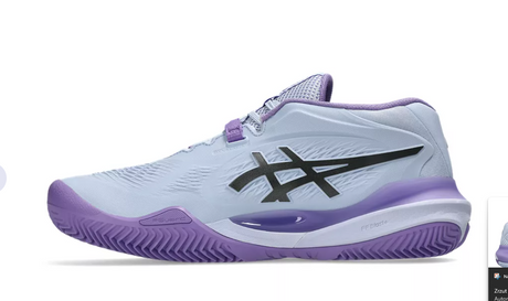 Buty tenisowe Asics Gel-Resolution X damskie Clay Night Energy błękitno-fioletowe