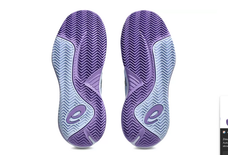 Buty tenisowe Asics Gel-Resolution X damskie Clay Night Energy błękitno-fioletowe