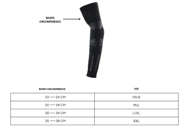Rękaw biomechaniczny Floky No Strain Evolution X Tapia czarno-biały
