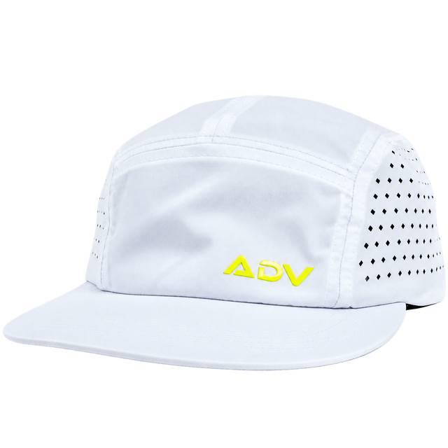 Czapka tenisowa ADV ADVantage Cap biała z żółtym logo