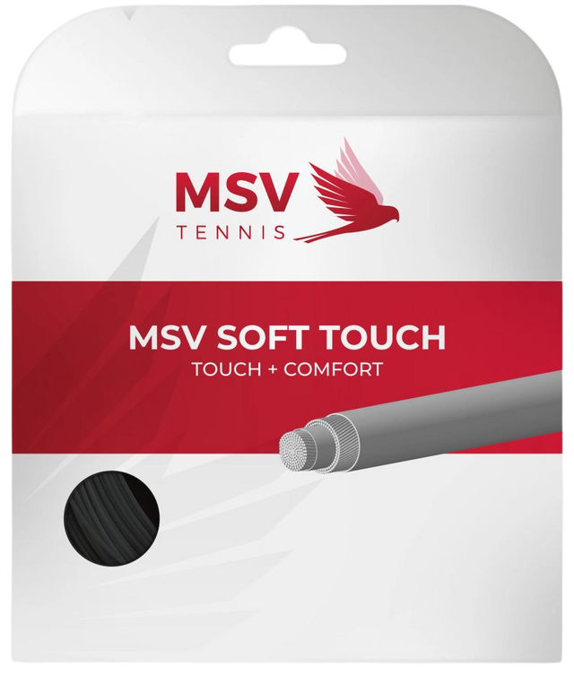 Naciąg tenisowy MSV Soft Touch czarny