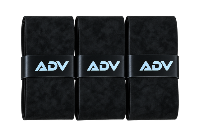 Owijki wierzchnie tenisowe ADV Felt Tac 3 sztuki Black