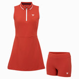 Sukienka tenisowa Tecnifibre Tech Dress 2026 ceglana