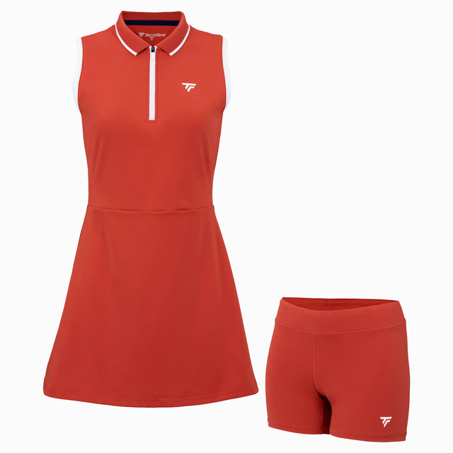 Sukienka tenisowa Tecnifibre Tech Dress 2026 ceglana