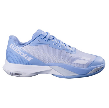 Buty tenisowe damskie Babolat Jet Mach 4 AC lawendowe