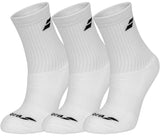 Skarpety tenisowe Babolat 3 PAIRS PACK - white/white