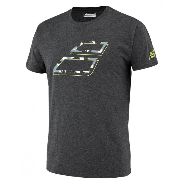 Koszulka chłopięca Babolat Aero Cotton Tee Boy czarna