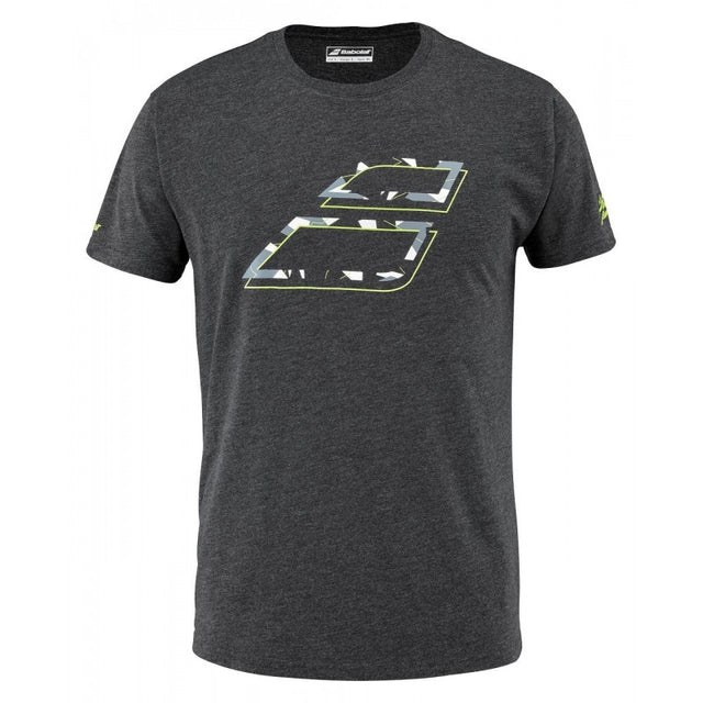 Koszulka chłopięca Babolat Aero Cotton Tee Boy czarna