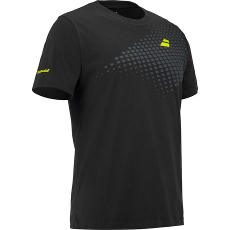 Koszulka tenisowa Babolat Aero Cotton Tee czarna