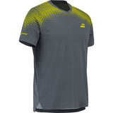 Koszulka tenisowa Babolat Aero Crew Neck Tee Men szara