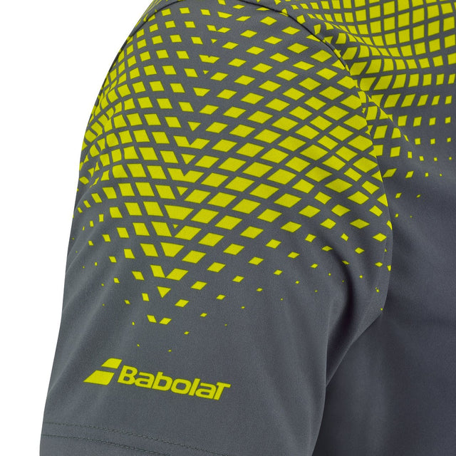 Koszulka tenisowa Babolat Aero Crew Neck Tee Men szara