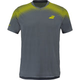 Koszulka tenisowa Babolat Aero Crew Neck Tee Men szara