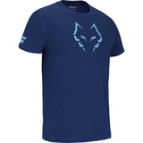 Koszulka tenisowa Babolat Cotton Tee J. Lebron niebieska