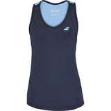 Top tenisowy damski Babolat Drive Tank Top granatowy