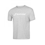Koszulka tenisowa juniorska Babolat Exercise Tee Boy szara