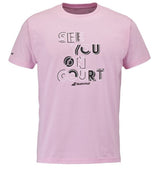 Koszulka tenisowa Babolat Exercise Message Tee Men różowa