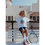 Koszulka chłopięca Babolat Exercise Cotton Tee Boy biała