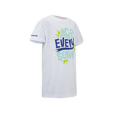 Koszulka tenisowa juniorska Babolat Exercise Cotton Tee Boy biała