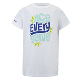 Koszulka tenisowa juniorska Babolat Exercise Cotton Tee Boy biała