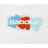 Koszulka tenisowa Babolat Exercise Cotton Tee Girl biała