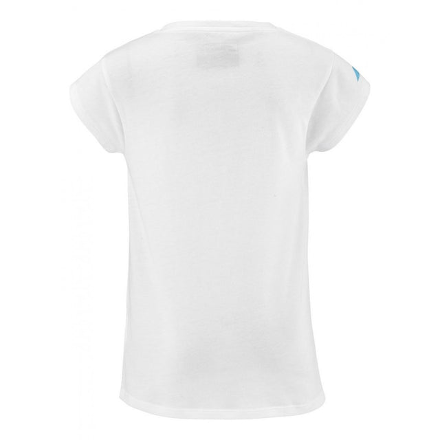 Koszulka tenisowa Babolat Exercise Cotton Tee Girl biała