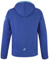 Bluza tenisowa Babolat Exercise Hood Jacket Jr niebieska
