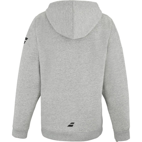 Bluza tenisowa juniorska Babolat Exercise Hood Sweat Club 16 szara
