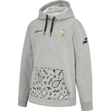 Babolat Exercise Hood Sweat Club 16 Junior Tennis Hoodie Gray