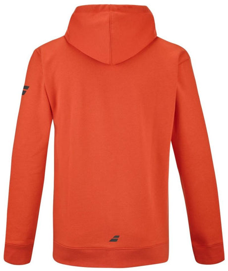 Bluza tenisowa juniorska Babolat Exercise Hood Sweat czerwona