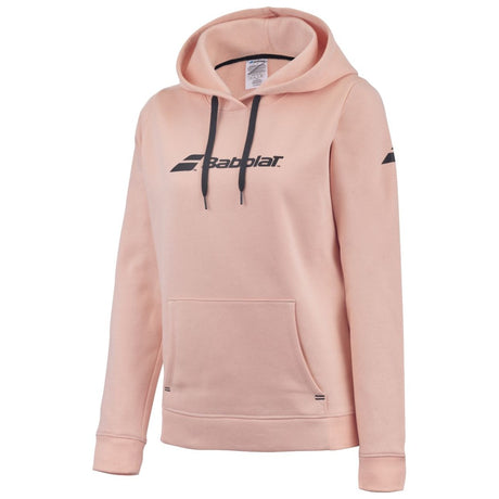 Bluza tenisowa juniorska Babolat Exercise Hood Sweat brzoskwiniowa
