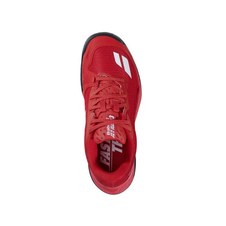 Buty tenisowe juniorskie Babolat Jet Mach 3 Clay czerwone