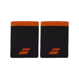 Frotki tenisowe Babolat Logo Jumbo Wristband czarno-czerwone