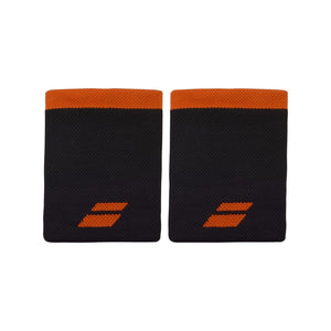 Frotki tenisowe Babolat Logo Jumbo Wristband czarno-czerwone