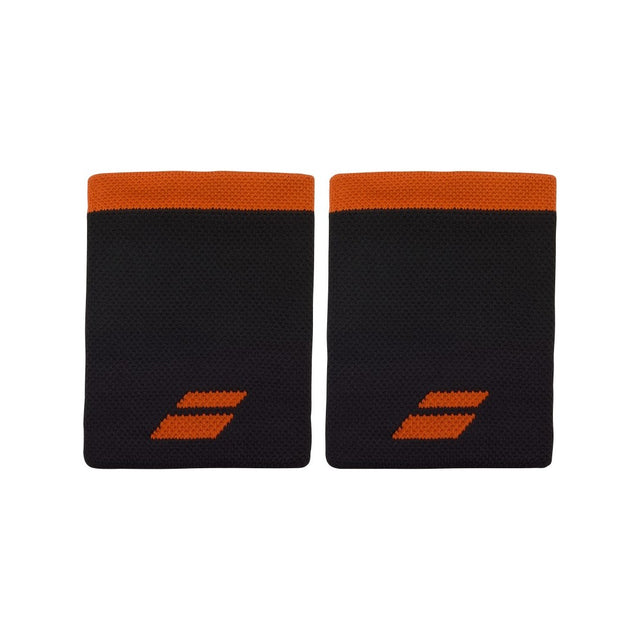 Frotki tenisowe Babolat Logo Jumbo Wristband czarno-czerwone