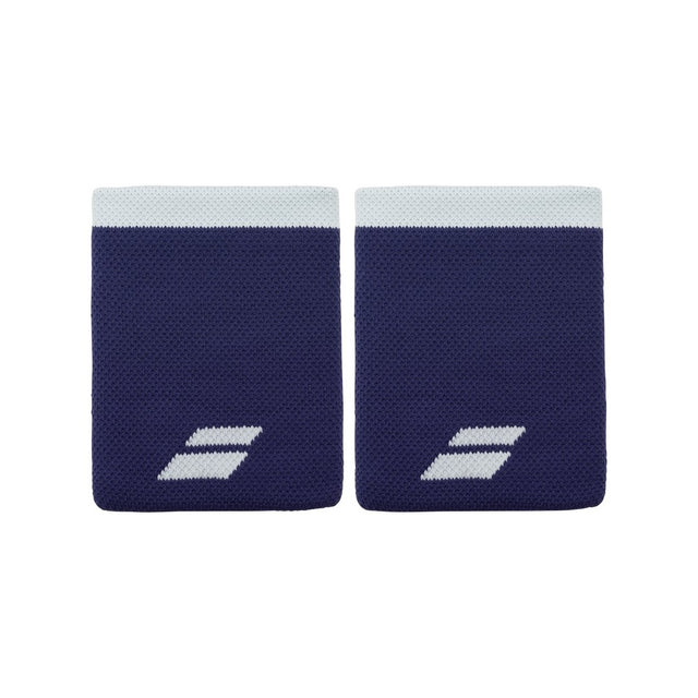 Frotki tenisowe Babolat Logo Jumbo Wristband granatowe