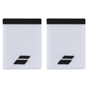 Frotki tenisowe Babolat Logo Jumbo 10 cm biało-czarne
