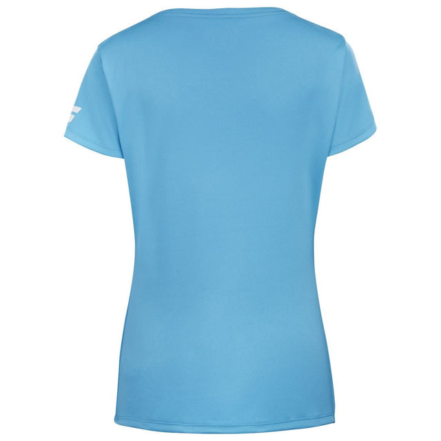 Babolat Play Cap Sleeve Top Girl Junior Tennis T-shirt Blue