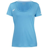 Babolat Play Cap Sleeve Top Girl Junior Tennis T-shirt Blue