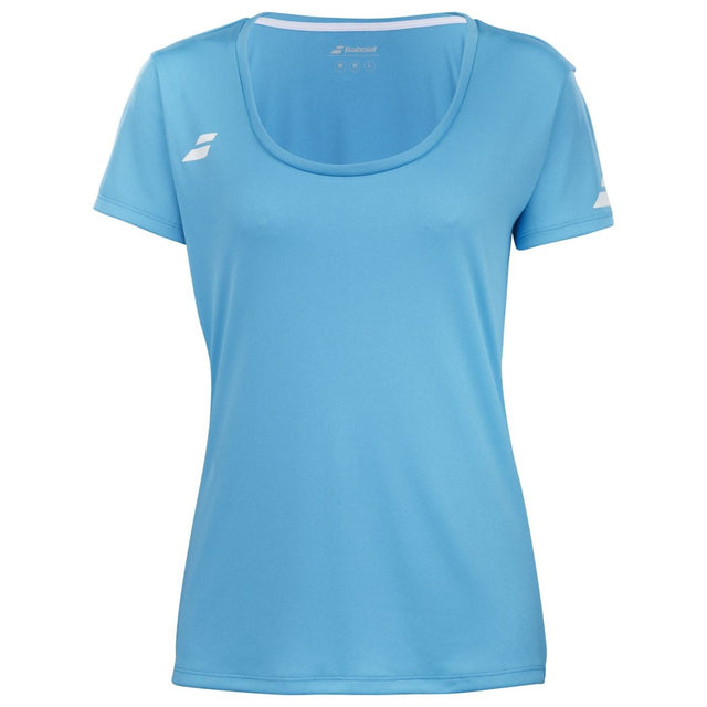 Babolat Play Cap Sleeve Top Girl Junior Tennis T-shirt Blue