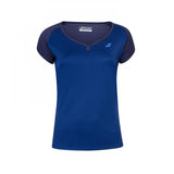 Koszulka juniorska Babolat Play Cap Sleeve Top Girl granatowa