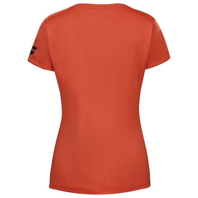 Babolat Play Cap Sleeve Top Girl Junior Tennis T-Shirt Red