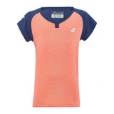 Babolat Play Girl Junior T-shirt orange-blue
