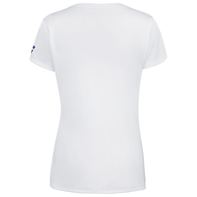 Babolat Play Cap Sleeve Top Girl junior tennis t-shirt white