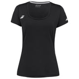 Koszulka tenisowa damska Babolat Play Cap Sleeve czarna