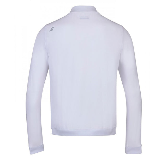Bluza tenisowa juniorska Babolat Play Jacket biała