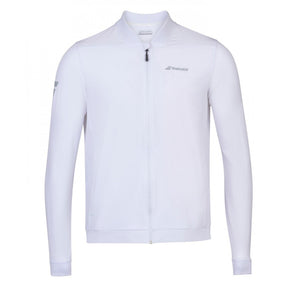 Bluza tenisowa juniorska Babolat Play Jacket biała