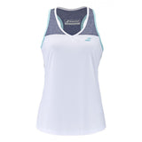 Top tenisowy Babolat Play Tank biało-niebieski