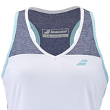 Top tenisowy Babolat Play Tank biało-niebieski