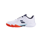 Buty do padla Babolat Premura 3 Lebron biało-pomarańczowe